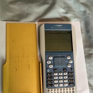 Texas Instrument TI NSPIRE Graphing Calculator W Cover Tested Ti Nspire Cx Keypa